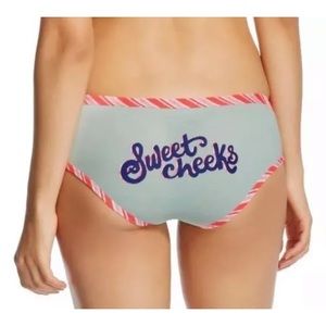 Sweet Cheeks Hipster candy cane Christmas Panties